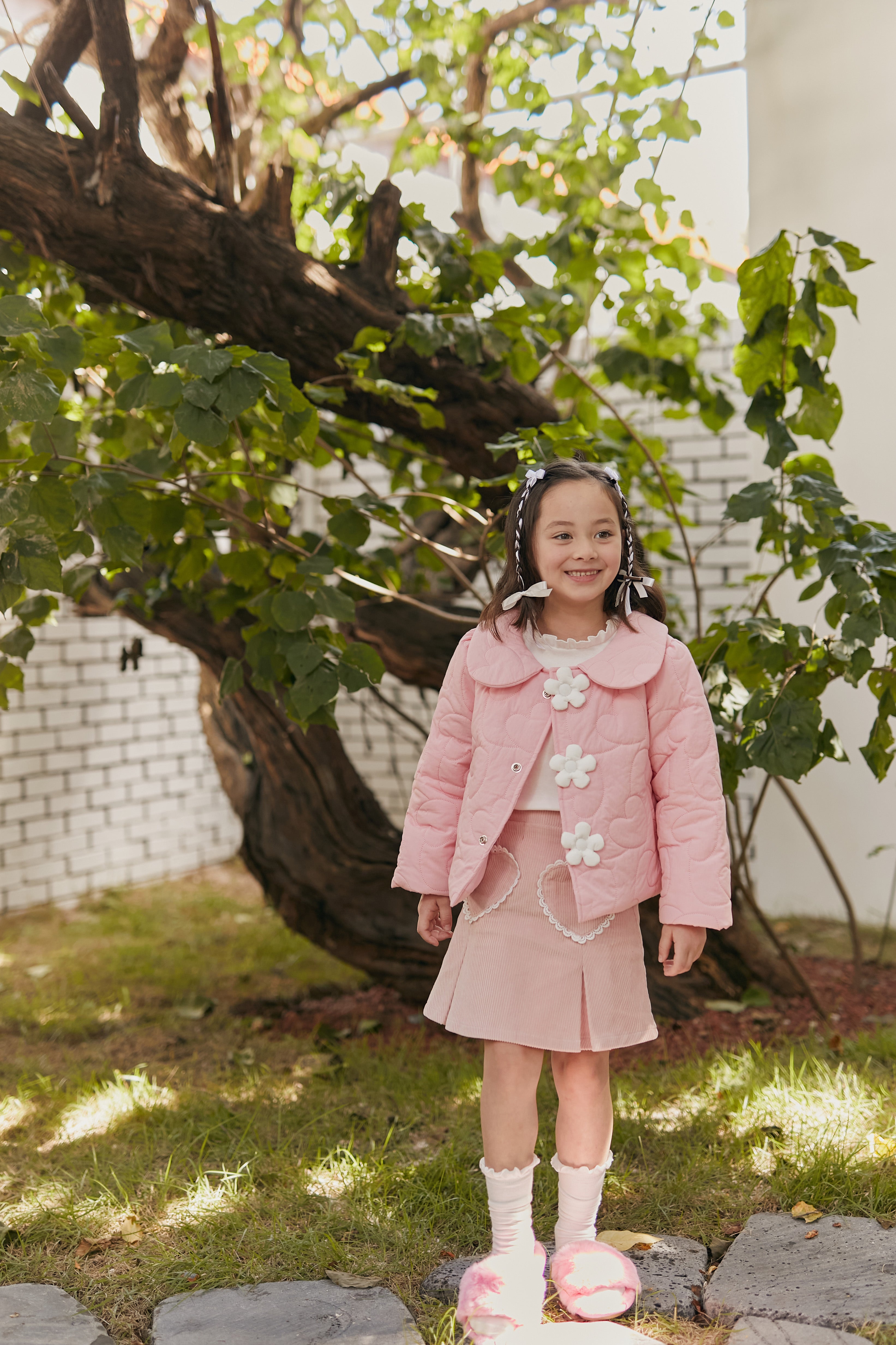 Heart Skirt in Pink