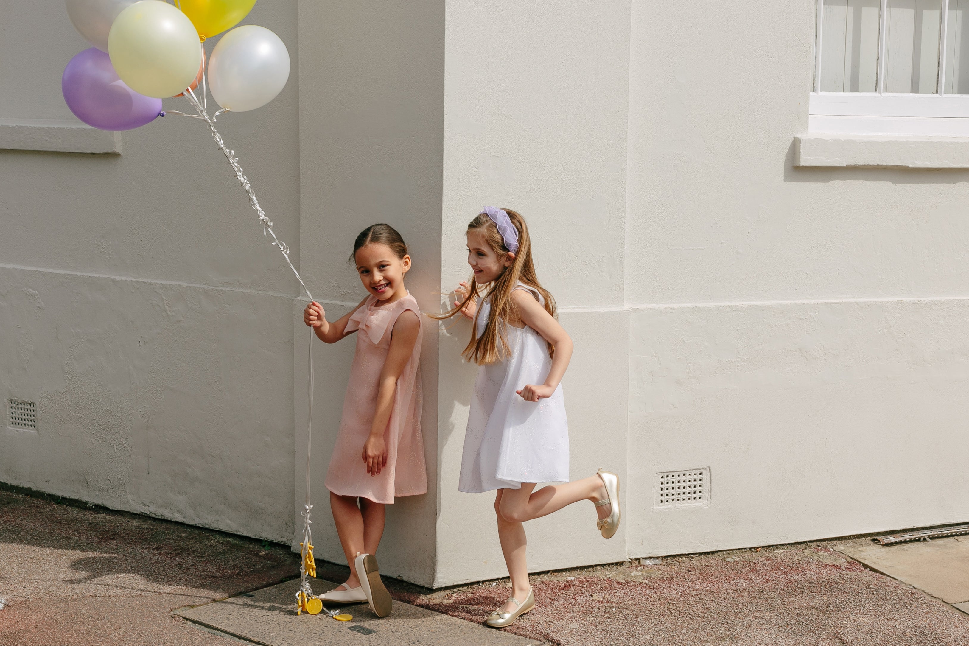 Poppy Beads Dress in White