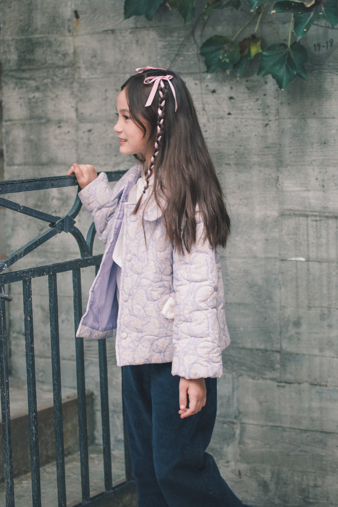 Bowbow Jacket in Lilac