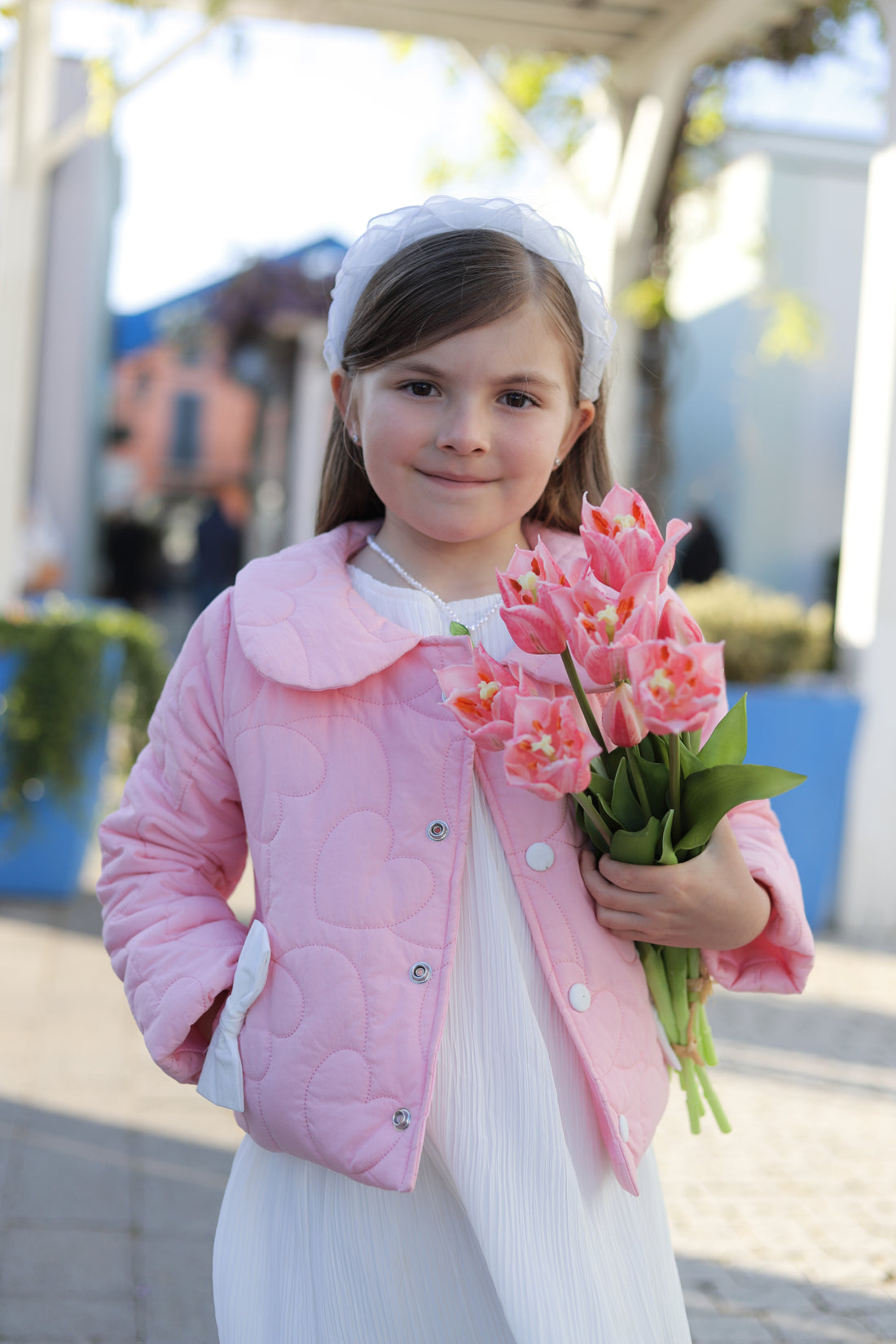 Bowbow Jacket in Pink