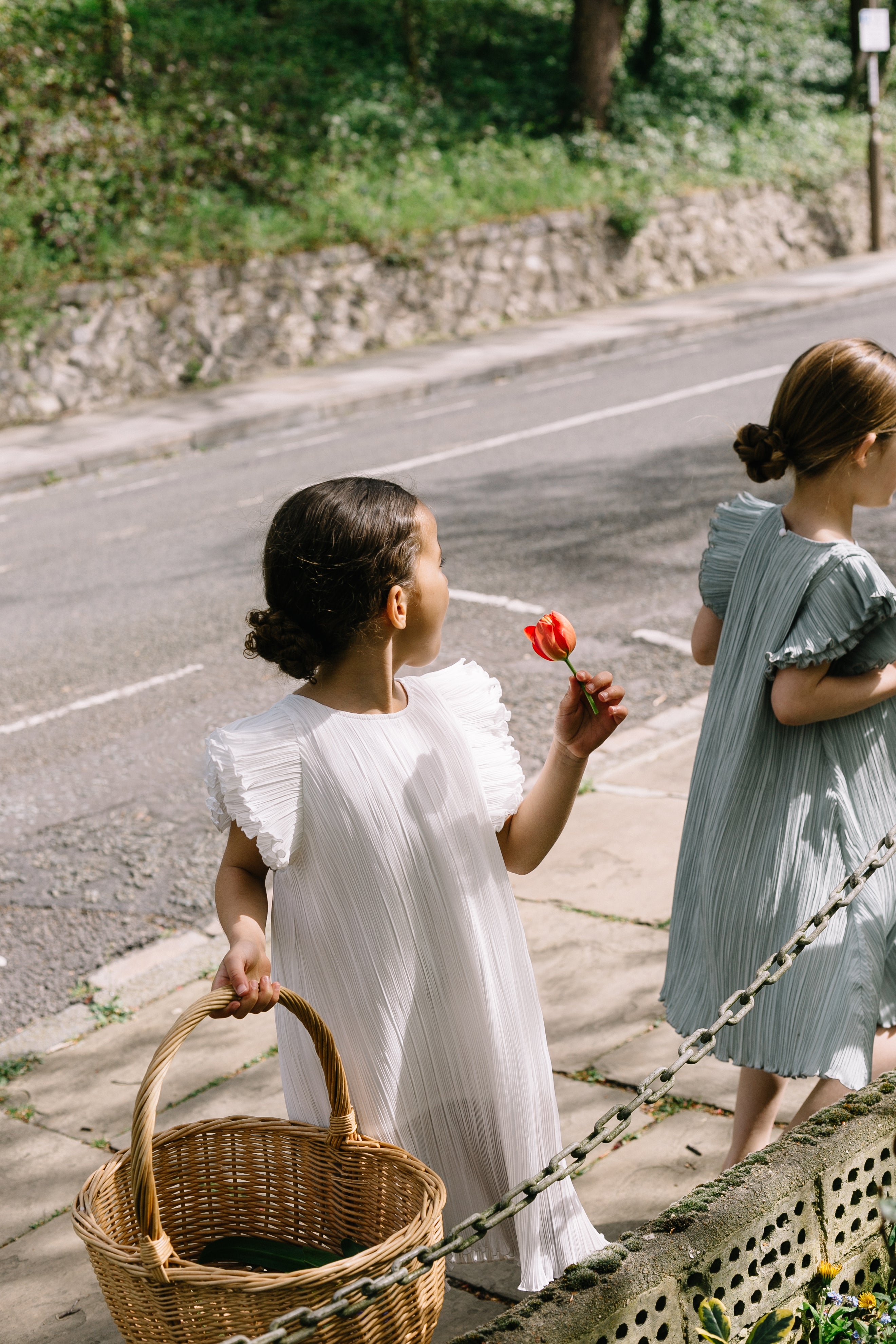 Butterfly Dress in White