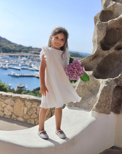 Butterfly Dress in White