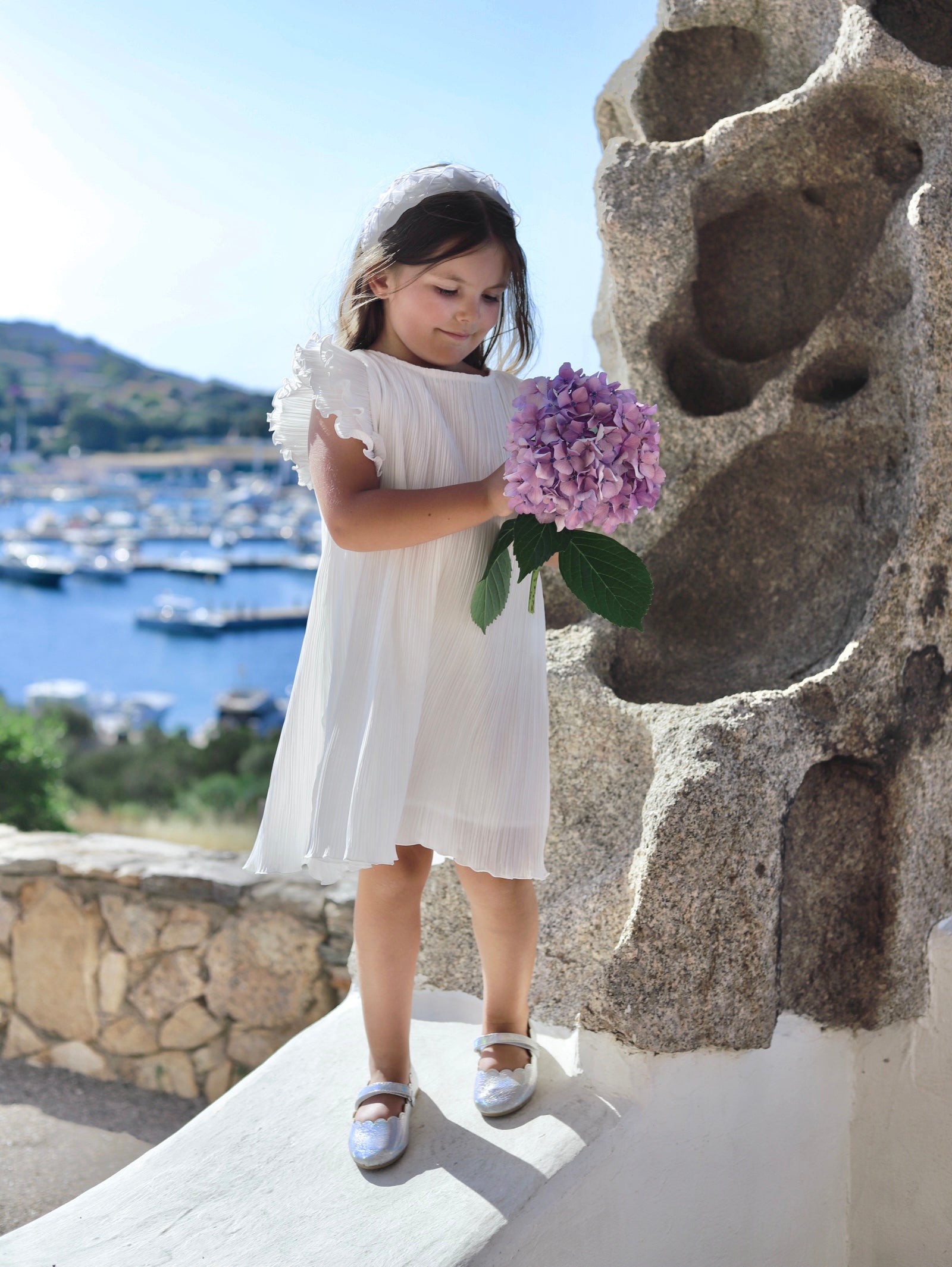 Butterfly Dress in White