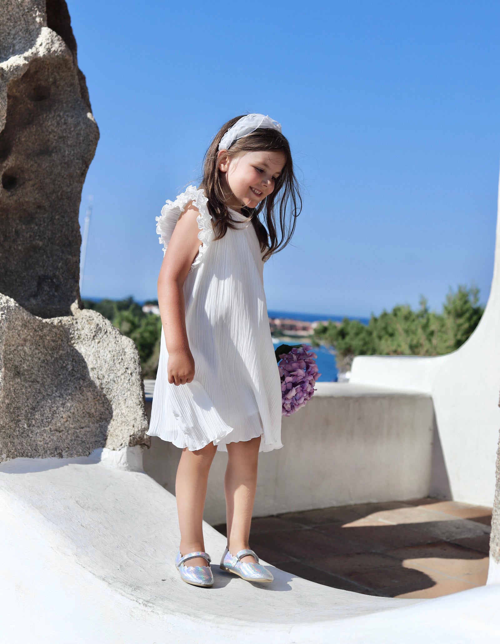 Butterfly Dress in White